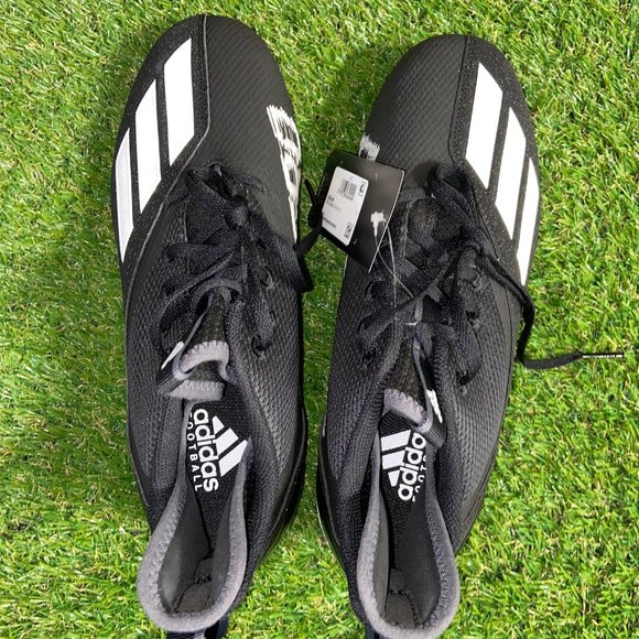 Adidas Adizero Scorch 2 SM Football Cleats Black White GZ0409 Men\'s Size 11 NEW main image 4